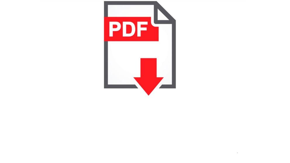 Das PDF-Symbol als Hinweis für einen PDF-Download
