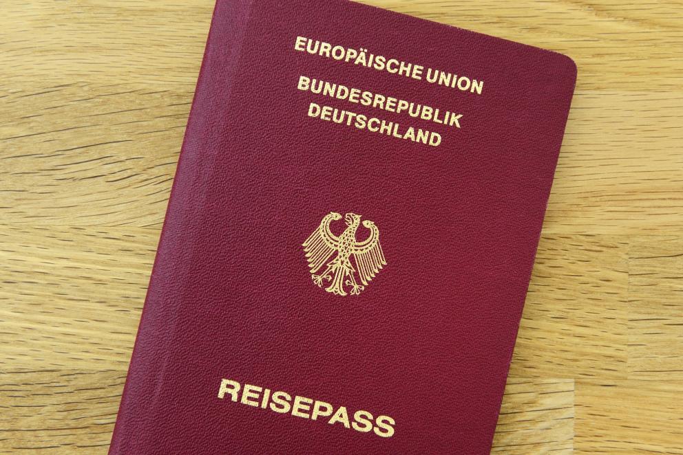 Ein deutscher Reisepass
